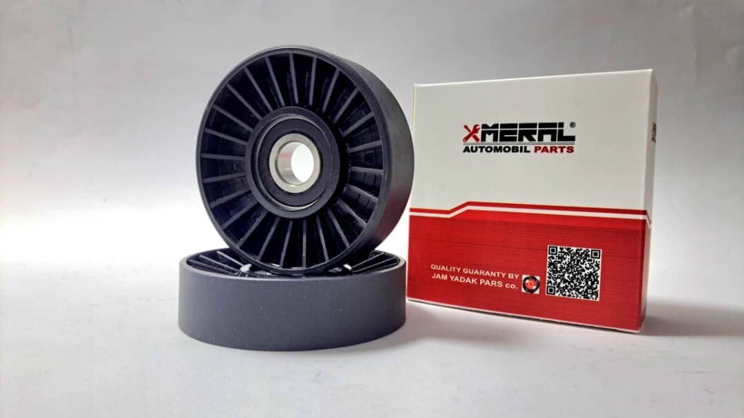 1759e5f2-1641-47bf-938f-7913df696718 فولی (پولی) هرزگرد مرال پلیمری مشکی پژو 405(غلطک هرزگرد) MERAL - تصویر 1