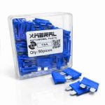 فیوز دوپایه اصلی 15 آمپر درجه یک ضد اشتعال مرال (MERAL) بسته 50 عددی