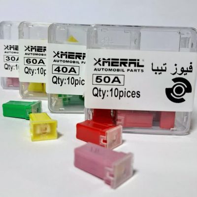 فیوز دوپایه تیبا ساینا ،کوئیک 30 آمپر درجه یک مرال MERAL  (10عددی ) - تصویر 5